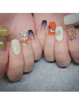 リブ(Lib)/ニュアンスネイル/何幾柄ネイル