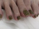 透け感カーキ