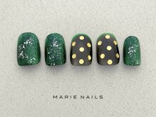 マリー ネイルズ いわきラトブ店(MARIE NAILS)/ドット 新規7700円税込 0410b
