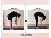 継続は力なり/週1のレッスンでこの変化！鏡に映る自分に◎