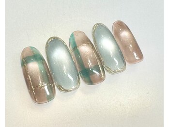 ネイルサロン シュシュ(Chou Chou)/チェックネイル