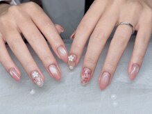 ツィンクルネイル(Twinkle Nail)の雰囲気（マンスリーネイル¥6800）