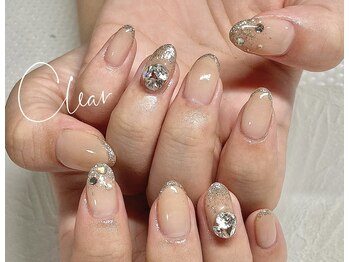 クリア(Clear)/綺麗めネイル