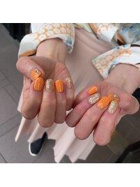 オレンジネイル