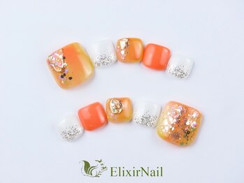 エリクサーネイル 神田(Elixir Nail)/フット/クーポン使用