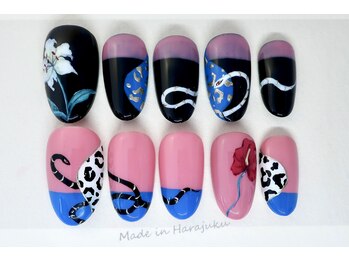 ペントハウス(Penthouse)/巳年ネイル/和柄/お正月