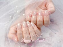エンジェルネイルサロン(Angel nail salon)/ピンクゴールドマグXハート追加