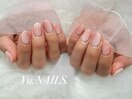 桃ネイル◎うるんぷるんネイル