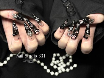 サンサンイチ 関内店(331)/黒グラデーション×クロム