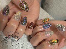 カシュカシュ(Cache Cache)/海外ニュアンスミラーネイル
