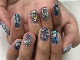 大理石ネイル