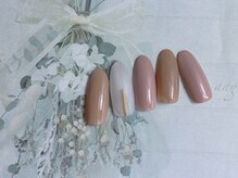 ネイルサロン&スクール ジーナ(GINA)/4月定額シンプルナチュラルカラ-