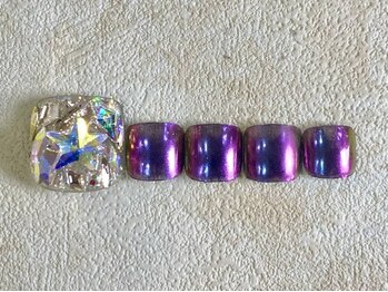 レイネイル 岐阜茜部店(RAY NAIL)/ビジューフットネイル