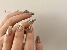 アイネイルズ 渋谷店(I nails)/【Kana.y】グレージュニュアンス