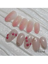 モア(moa)/さくらんぼ　桃　ネイル　新所沢