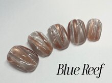 ネイルアンドまつげエクステ ブルーリーフ 四谷三丁目店(Blue Reef)/バカラ風ネイル