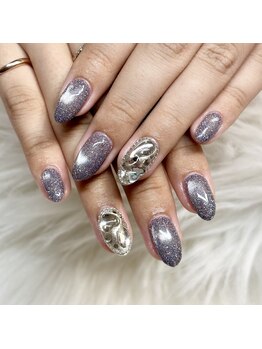 マイオティック ネイル(miotic nail)/フラッシュマグビジューデザイン
