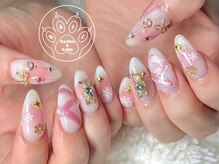 ショコ アンド ラム(Syoko&Lum)/☆ビジューウィンターネイル☆