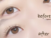 エミーアイラッシュ 大通店(Emii Eyelash)/フラット100本/目頭→D.Cカール