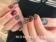 ルア(lua.)/星ドットネイル＊2月monthly