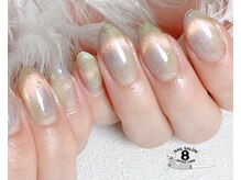 ネイルエイト 新百合ヶ丘(nail8)/若草色が軽やかな春ネイル
