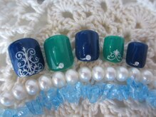 ルクルク ネイル&リラクゼーションサロン(lukuluku)/★Footロココネイル★