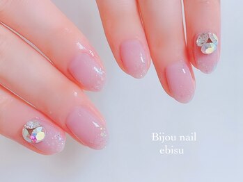 ビジュネイル(Bijou nail)/☆5980☆くすみ綺麗系ネイル