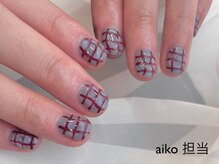 エルミー 三軒茶屋(elmy)/うねうねチェック　バイカラー