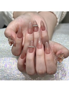 クイーンズビューティーサロン 新宿本店(Queen's beauty salon)/チップ長さ出しアート定額コース