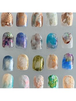 アンドビーネイル(& BE nail)の写真/ニュアンスネイルがお好きな方必見☆100種類以上のデザインをご用意♪♪