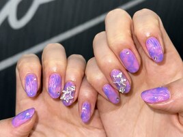 コットンキャンディネイル¥10000