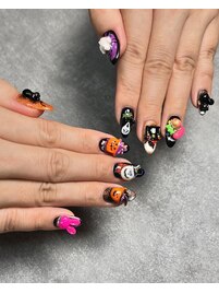 ハロウィンネイル