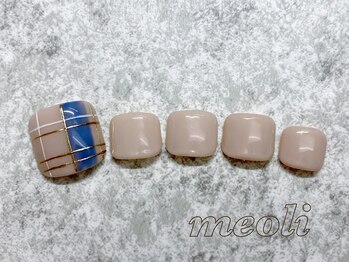 ミオリィ(meoli)/フットワンカラー+チェック