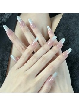ヘブン ネイル 鶯谷(HEAVEN Nail)/Long Ombre Nails