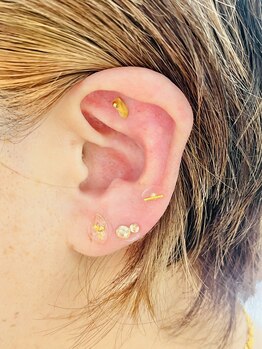 ソワムル(Soime Lu)/耳つぼジュエリー両耳12粒