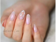 リアン(Lien)の雰囲気(ピンク/ホロ/オーロラ/キラキラ/シンプル/ラメ)