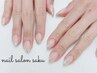 【3週間以内オフ無料】 Hand◆ガラスフレンチ（カラーベース）¥13200