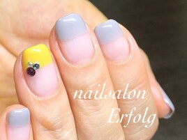 グレーイエローnail/初回8500円