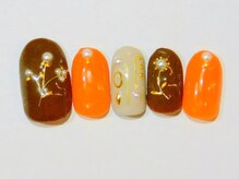 ネイルサロン ドレリッチ 大宮店(drerich)/【6990】ワイヤーフラワー北欧風