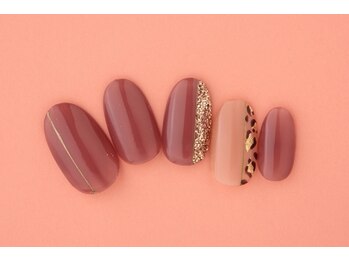 エムスラッシュ ネイル 新百合ヶ丘店(M.SLASH)/レオバードネイル