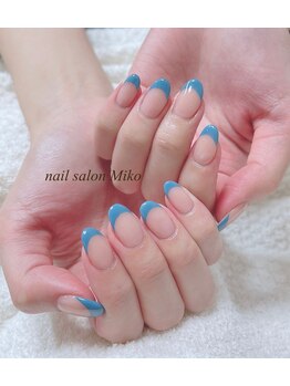 ミコ(Miko)/シンプルフレンチブルー