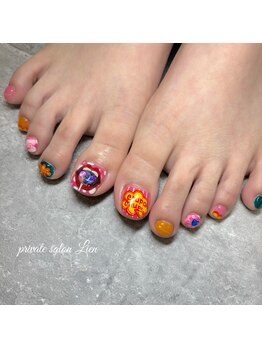 リアン 苫小牧店(Lien)/フット持ち込みデザイン