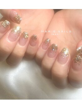 マリー ネイルズ いわきラトブ店(MARIE NAILS)/定額5,500円税込 ラメグラ 0918a