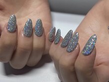 エイト アイラッシュアンドネイル 大宮店(eight)/ギラギラフラッシュネイル