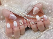 ネイルアンドまつげエクステ リッチエイト 原宿店(Rich8)/マグネットネイル2色選択可◎