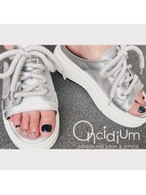 オンシジューム(Oncidium)/フットネイル♪