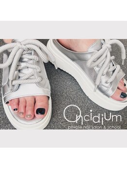 オンシジューム(Oncidium)/フットネイル♪