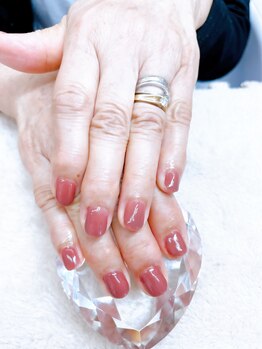 ネイルサロン エーナイン ザ ビッグ豊平店/シンプルネイル