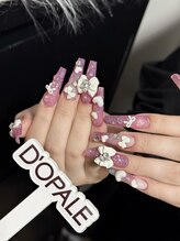 ドパルネイル 上野(DOPALE.Nail)/チップ長さ出し持ち込みデザイン