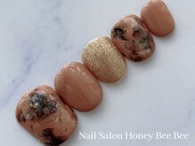 ハニービービー(Honey Bee Bee)/秋冬大人フットネイル 